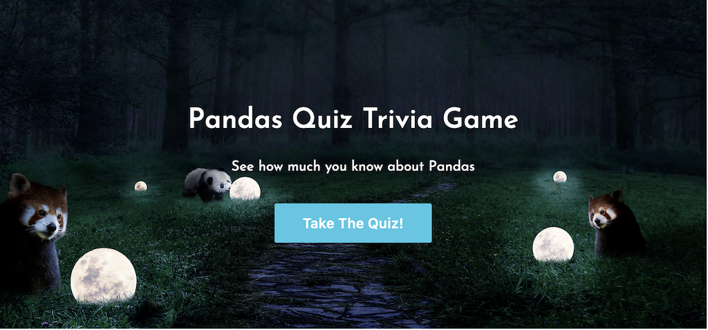 Pandas Trivia Quiz